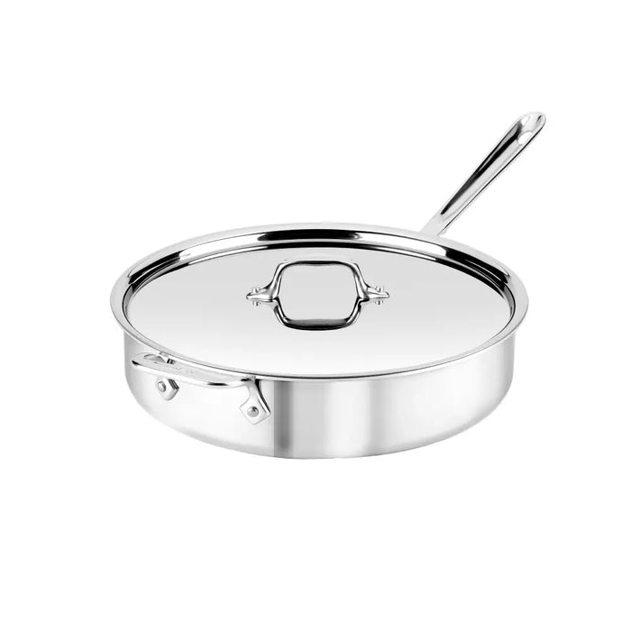 All-Clad D3 Stainless Steel 3-Ply Bonded Sauté Pan with Lid