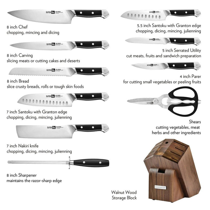 Klaus Meyer Pro 11 Piece Knife Block Set
