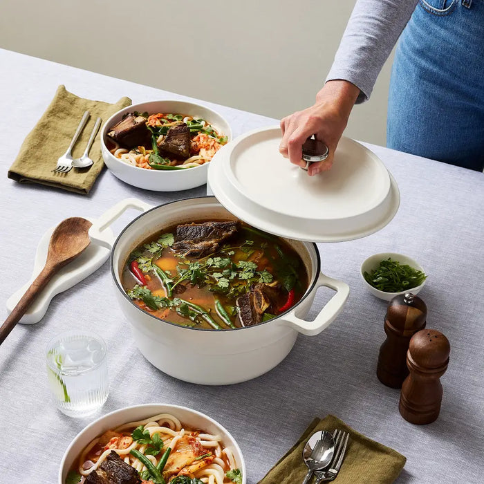 All-Clad 5 Quart Slow Cooker with White Cast Iron Insert