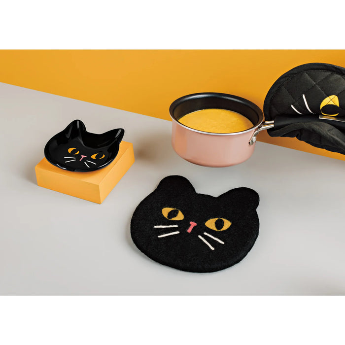 Black Cat Shaped Potholder
