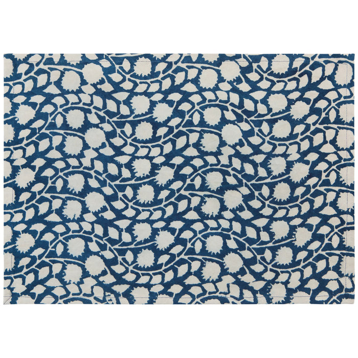 Danica Heirloom Set of 4 Vinebloom Block Print Placemats