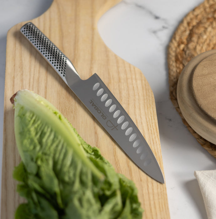 Global 40th Anniversary 7" Fluted Chef's Knife