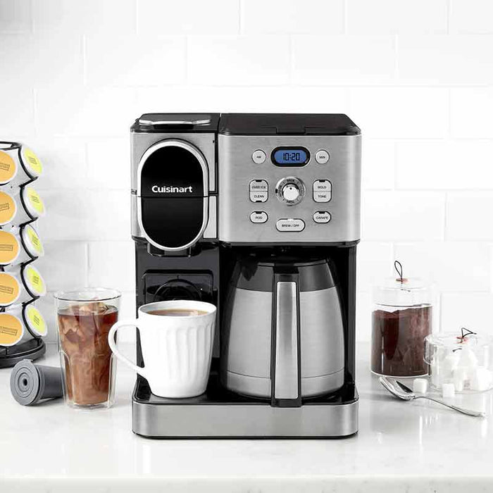 Cuisinart Coffee Center 10 Cup Thermal Coffeemaker and Single-Serve