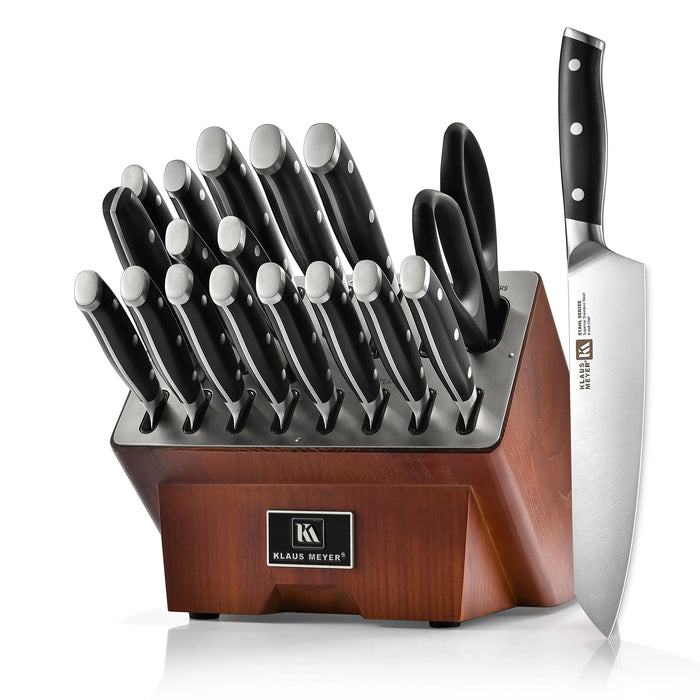 Klaus Meyer Stahl 19 Piece Knife Block Set