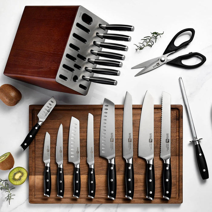 Klaus Meyer Stahl 19 Piece Knife Block Set