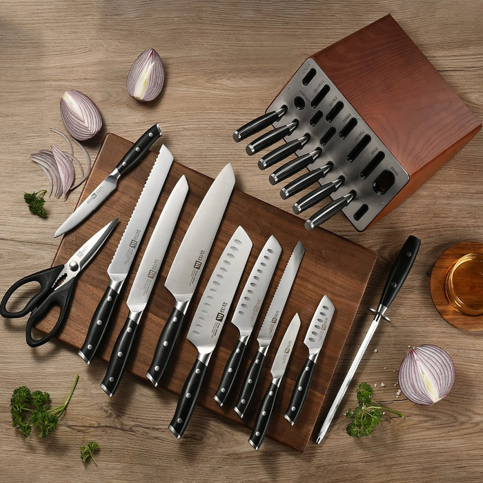 Klaus Meyer Stahl 19 Piece Knife Block Set