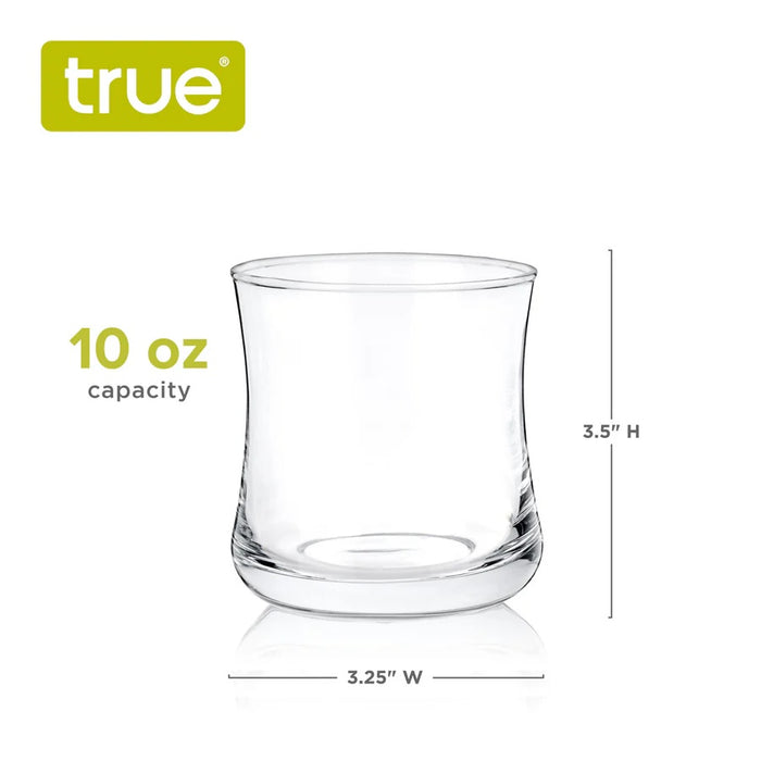 Set of 4 Curved Bourbon Tasting Glasses