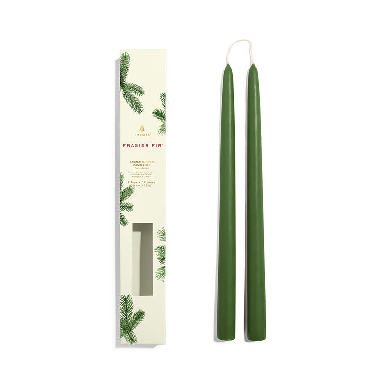 Thymes Frasier Fir Taper Candle Set — KitchenKapers
