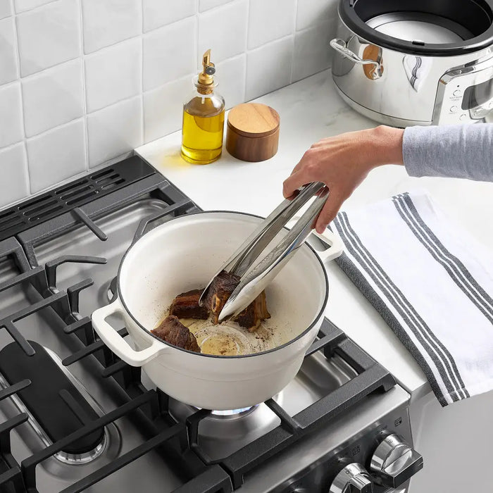 All-Clad 5 Quart Slow Cooker with White Cast Iron Insert