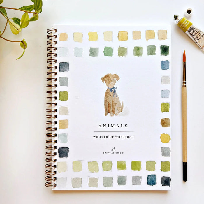 Emily Lex Studio Animal Watercolor Workbook