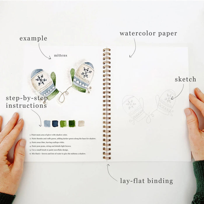 Emily Lex Studio Winter Watercolor Workbook