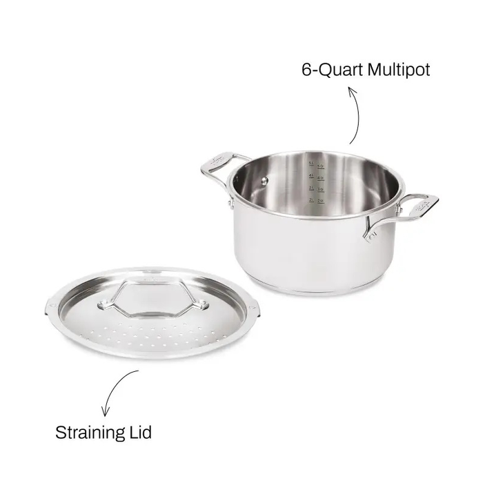 All-Clad Simply Strain 6 Quart Pot