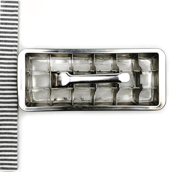 RSVP Endurance Stainless Steel Ice Cube Tray
