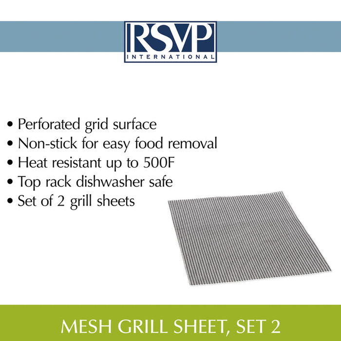 RSVP Set of 2 Mesh Grill Sheets