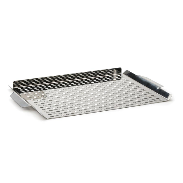RSVP Stainless Steel BBQ Grilling Pan