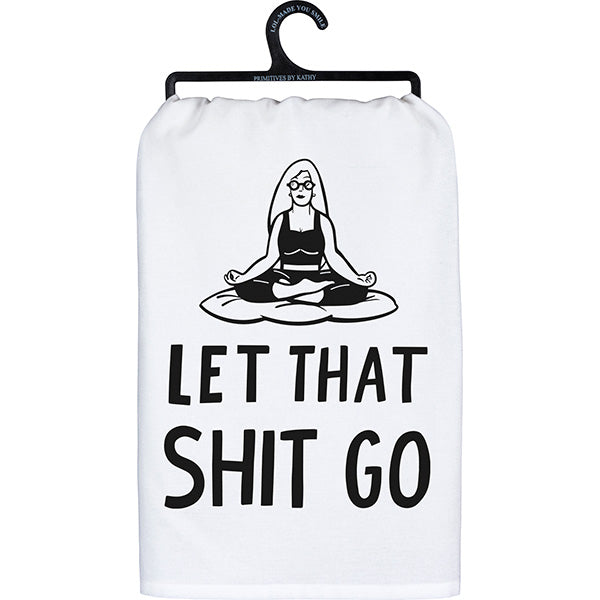 Primitives by Kathy Let It Yoga Towel