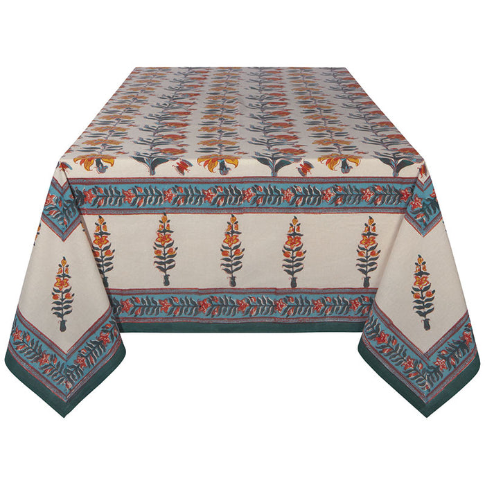 Now Designs Block Print 60" x 90" Tablecloth Marigold