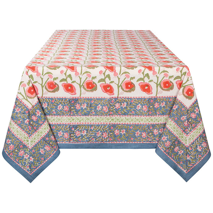 Danica Heirloom 60" x 90" Block Print Tablecloth