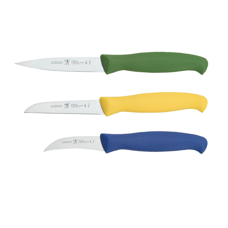 Progressive International Food Safety 4-Piece Paring Knives Set, Assorted Colors