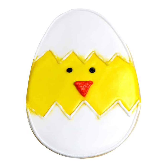 R & M Polyresin Coated Cookie Cutter- White Easter Egg