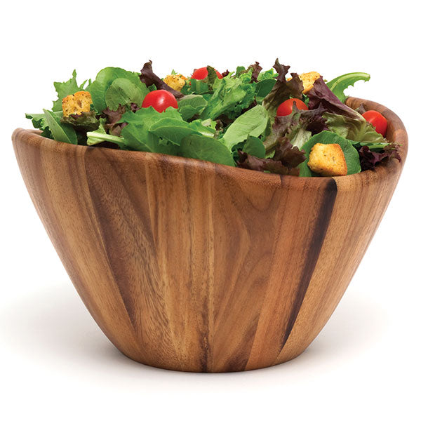 Ironwood Large Acacia Wood Salad Bowl