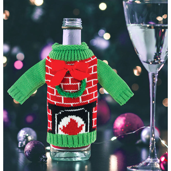 Wine Bottle Ugly Christmas Sweater