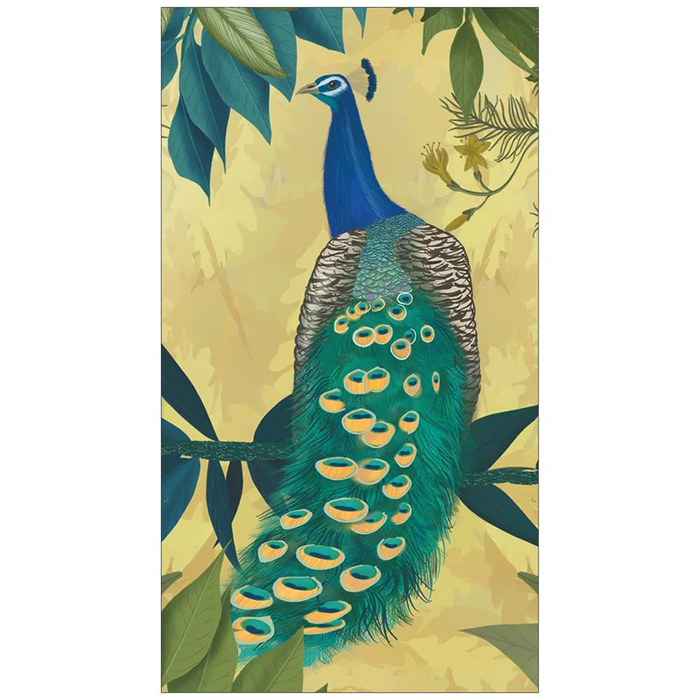Gilded Peacock Paper Guest Towels