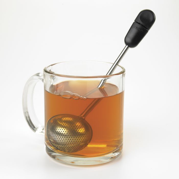 OXO Brew Adjustable Temperature Kettle, Electric, Clear & BREW Twisting Tea  Ball Infuser
