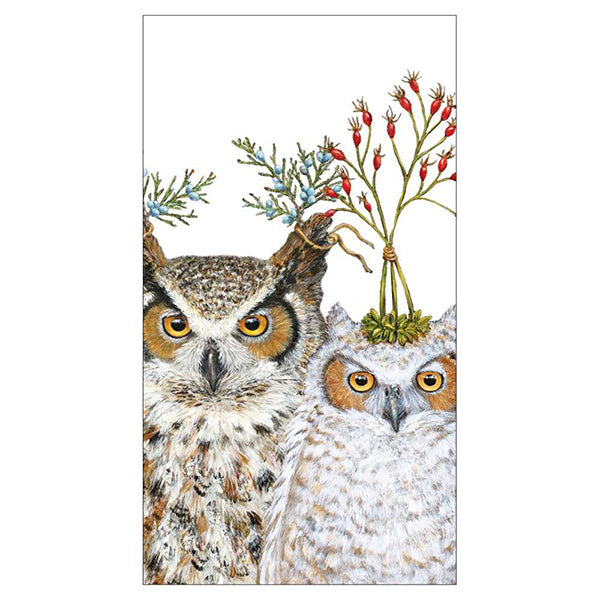 Design Holiday Hoot Paper Guest Towels