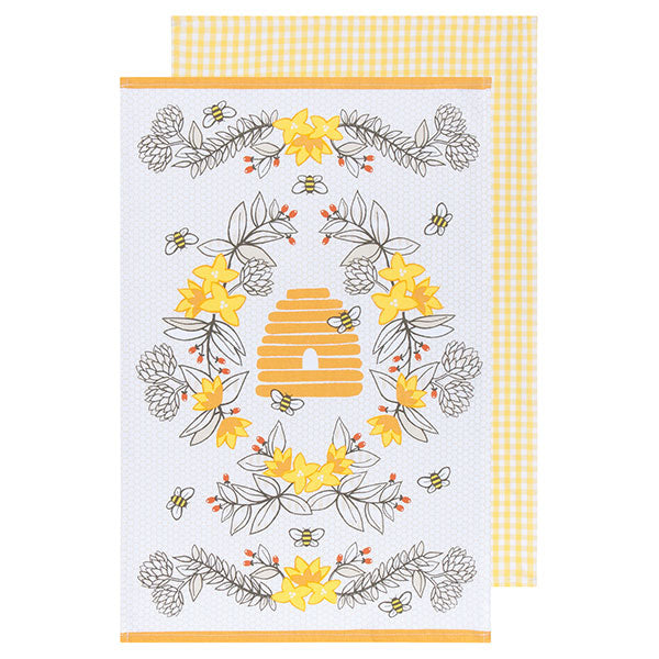 Now Designs Set of 2 Bees Towels