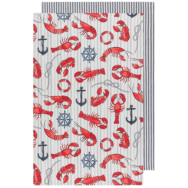 Now Designs Set of 2 Lobster Towels