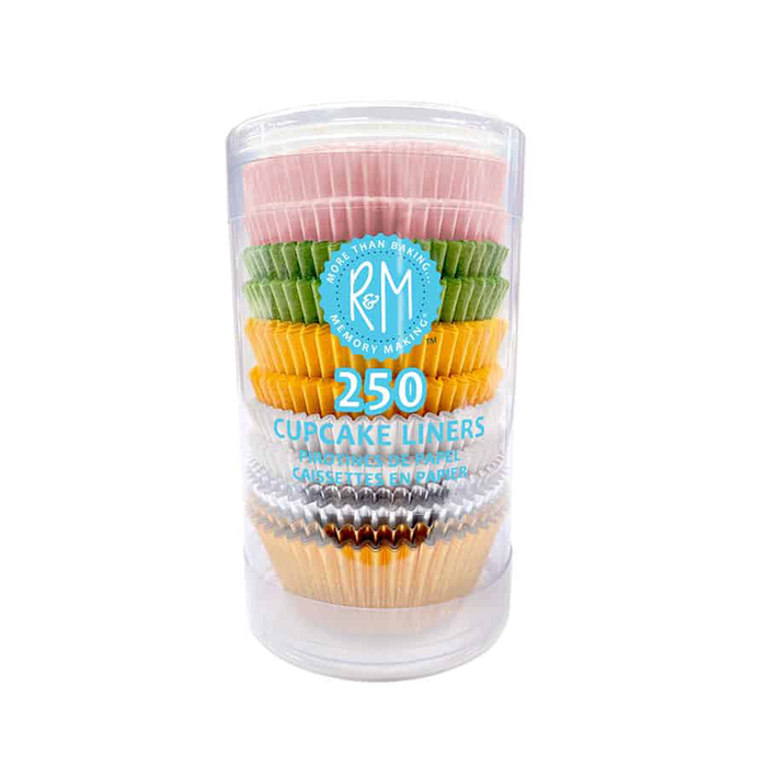 R&M 250 Assorted Cupcake liners
