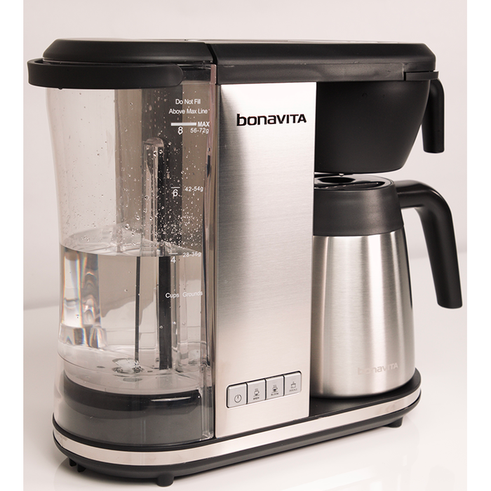 Bona Vita 8-Cup Drip Coffee Brewer One-Touch with Thermal Carafe –  Beanstock Coffee