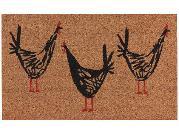 Now Designs Chicken Scratch Doormat