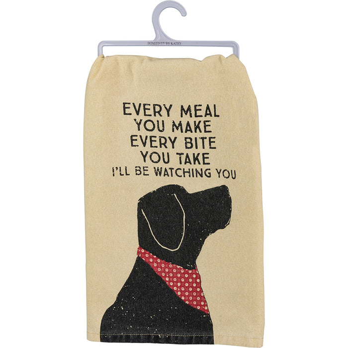 Primitives by Kathy Every Bite I'll Be Watching You Tea Towel