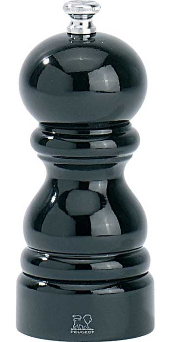 Classic French Pepper Mill - Black - 6 - High Gloss - 1 Count Box