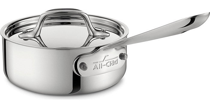 All-Clad D3 Stainless 3-Ply Bonded Sauce Pan with Lid