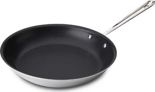 D3 Stainless 3-ply Bonded Cookware, Nonstick Fry Pan, 10 inch