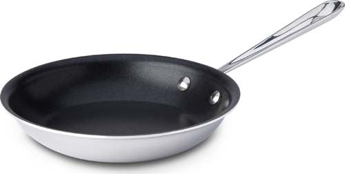 D3 Stainless 3-Ply Bonded Cookware, Nonstick 2 Piece Fry Pan Set, 8 & 10  inch