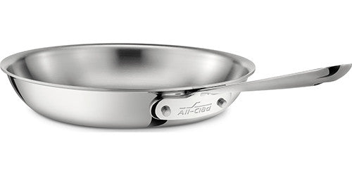 D3 Stainless 3-ply Bonded Cookware, Stainless Steel Fry Pan, 8 inch