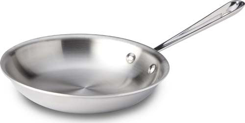 ALL-CLAD 12 FRY PAN WITH LID , STAINLESS STEEL 3-PLY BONDED