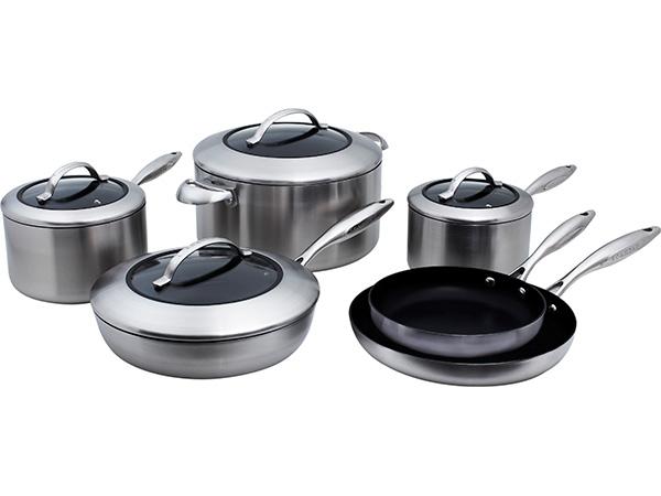 Bialetti Ceramic Pro Nonstick Cookware Set 10 Piece - Gray, 10 pc - King  Soopers