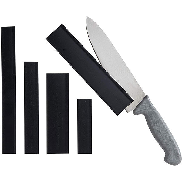 ChefWare Solutions 4 Piece Ceramic Steak Knife Set with Blade Covers