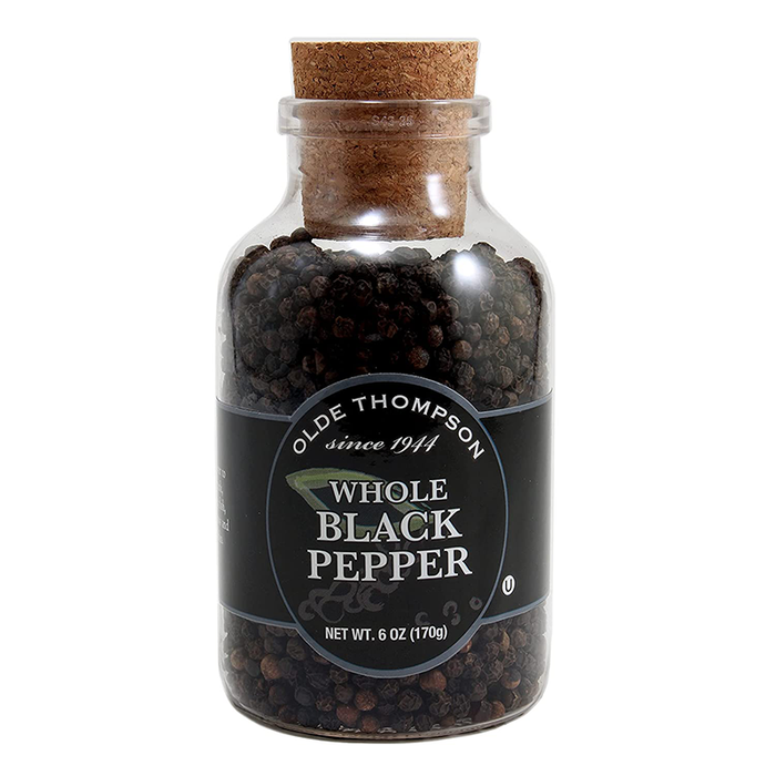 Olde Thompson Whole Black Peppercorn 6 oz Jar