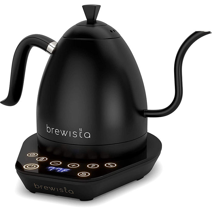 Coffee Pots Brewista Wooden Handle Thermostatic Kettle Tea Gooseneck  Electric Stainless Steel 600Ml 1 0L 230721 Drop Delivery Home G Dheug From  Stamps2019, $107.75
