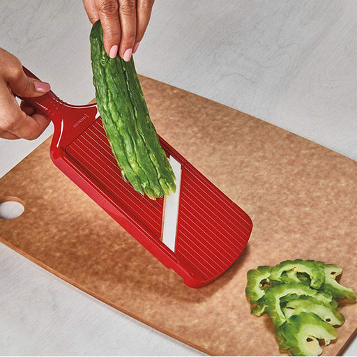 KYOCERA > The easiest fastest, no set up adjustable ceramic slicer for  fruits and vegetables