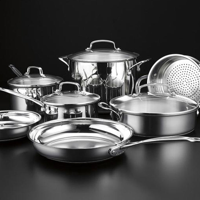 Cuisinart Chef's Classic 11 Piece Stainless Steel Cookware Set