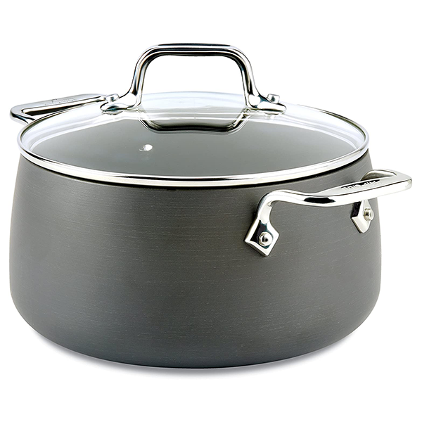 All-Clad HA1 Expert Nonstick 4 Quart Soup Pot with Lid — KitchenKapers All-Clad HA1 Expert Nonstick 4 Quart Soup Pot with Lid — KitchenKapers