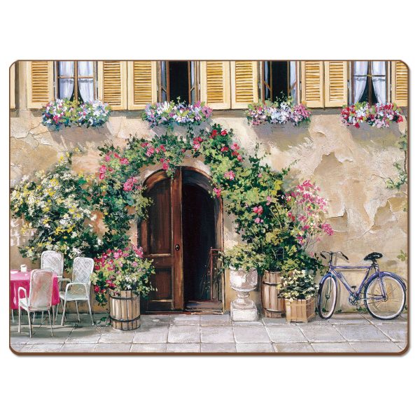 Cala Home Set of 4 Tuscan Doorways Placemats