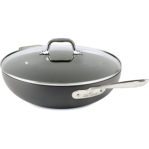 All-Clad HA1 Hard Anodized Nonstick 12" Chef's Pan with Lid
